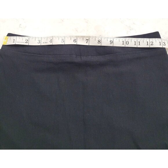 Womens Top 10 Black Mini Skirt with Back Zipper Closure Size S - Picture 4 of 5